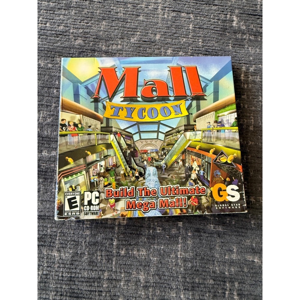 Star Mall Tycoon PC CD-ROM Retro Simulation Game